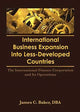 Book cover of: International Business Expansion Into Less-Developed Countries. By: Erdener Kaynak