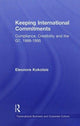 Book cover of: Keeping International Commitments. By: Eleonore Kokotsis