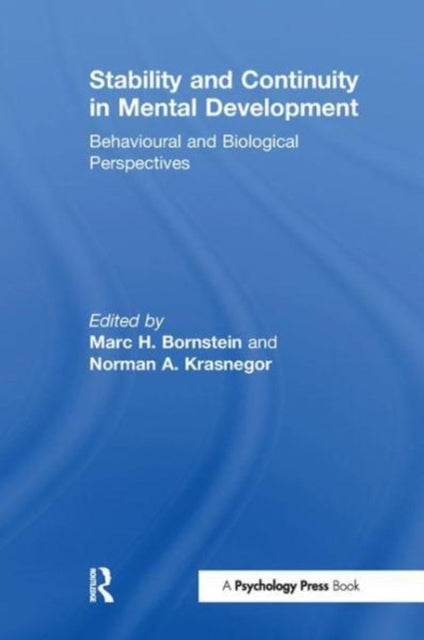 Book cover of: Stability and Continuity in Mental Development. By: M. H. Bornstein