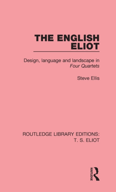 Book cover of: English Eliot. By: Steve Ellis