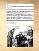 Book cover of: Letters of Euler to a German princess, on different subjects in physics and philosophy. Translated from the French by Henry Hunter, D.D. With original notes, and a glossary of foreign and scientific terms. In two volumes. ... Volume 1 of 2