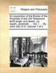 Book cover of: exposition of the Books of the Prophets of the Old Testament. Both larger and lesser, viz. Isaiah, Jeremiah, ... Vol. I. ... By John Gill, D.D. Volume 1 of 2