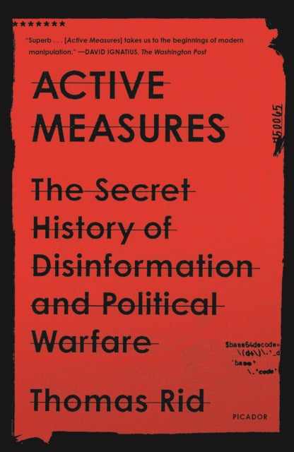 Book cover of: Active Measures. By: Thomas Rid