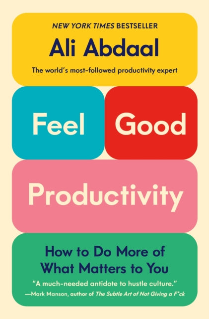 Book cover of: Feel-Good Productivity. By: Ali Abdaal