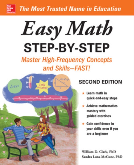 Book cover of: Easy Math Step-by-Step, Second Edition. By: William Clark