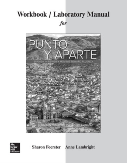 Book cover of: Workbook/Laboratory Manual for Punto y aparte. By: Sharon W. Foerster