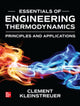 Book cover of: Essentials of Engineering Thermodynamics. By: Clement Kleinstreuer