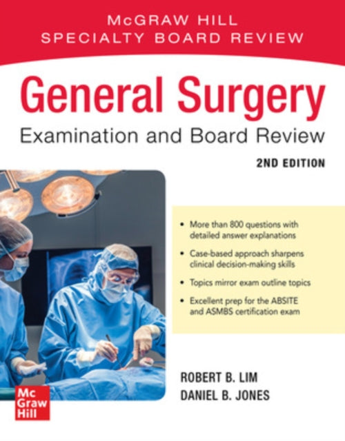 Book cover of: General Surgery Examination and Board Review, Second Edition. By: Robert B. Lim