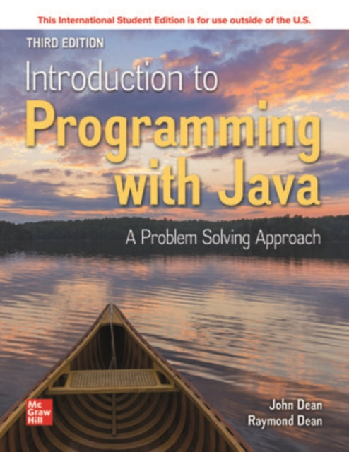 Book cover of: ISE Introduction to Programming with Java: A Problem Solving Approach. By: DEAN