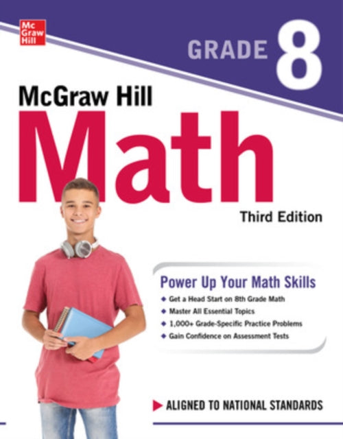 Book cover of: McGraw Hill Math Grade 8, Third Edition. By: McGraw Hill