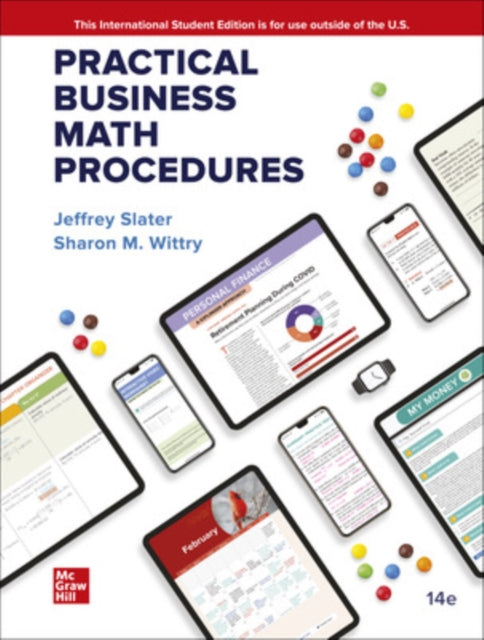 Book cover of: Practical Business Math Procedures ISE. By: SLATER