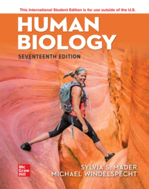 Book cover of: Human Biology ISE. By: MADER