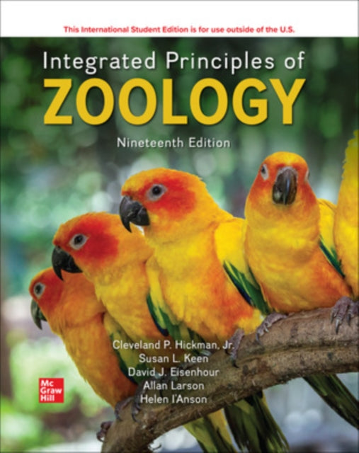Book cover of: Integrated Principles of Zoology ISE. By: HICKMAN
