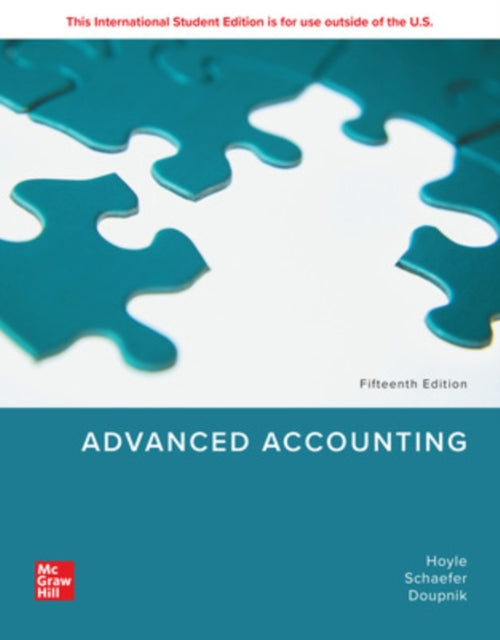 Book cover of: Advanced Accounting ISE. By: HOYLE