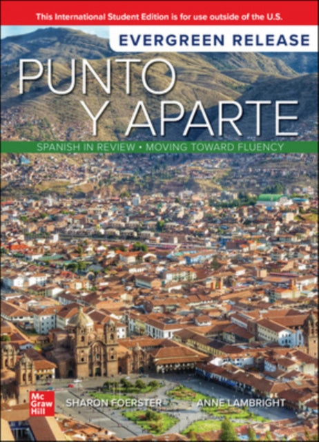 Book cover of: Punto y aparte: 2024 Release ISE. By: Sharon W. Foerster