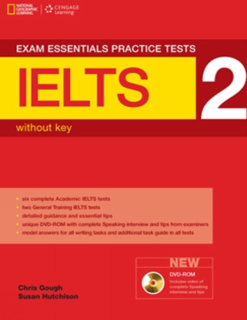 Book cover of: Exam Essentials Practice Tests: IELTS 2 with Multi-ROM. By: Chris Gough