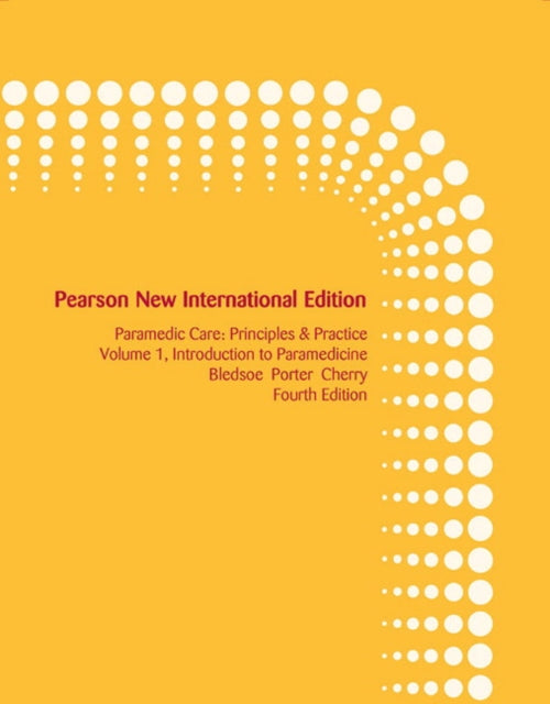 Book cover of: Paramedic Care, Volume 1. By: Bryan E. Bledsoe