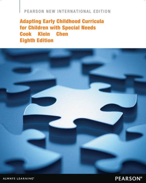 Book cover of: Adapting Early Childhood Curricula for Children with Special Needs. By: Ruth E. Cook