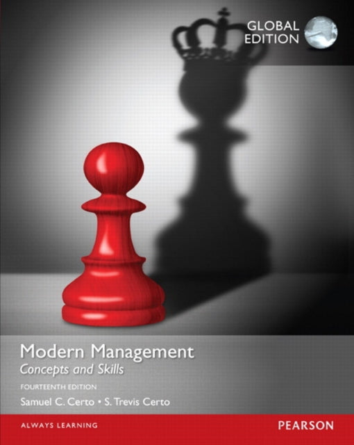 Book cover of: Modern Management: Concepts and Skills, OLP with eText, Global Edition. By: Samuel Certo