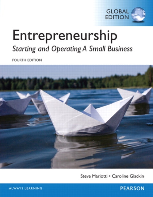 Book cover of: Entrepreneurship: Starting and Operating A Small Business, Global Edition