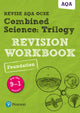 Pearson REVISE AQA GCSE Combined Science Trilogy (Foundation) Revision Workbook - for 2026, 2027 exams