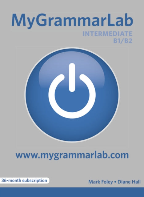 Book cover of: MyGrammarLab Intermediate without Key/MyEnglishLab 36 months Pack. By: Diane Hall