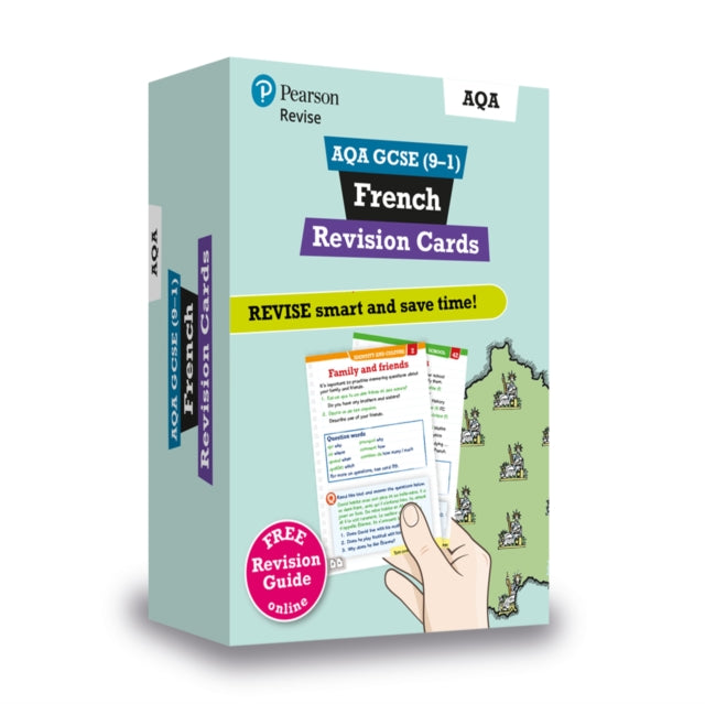 Book cover of: Pearson REVISE AQA GCSE French: Revision Cards incl. online revision and audio  - for 2025 exams