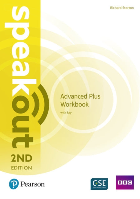 Book cover of: Speakout Advanced Plus 2nd Edition Workbook with Key. By: Richard Storton