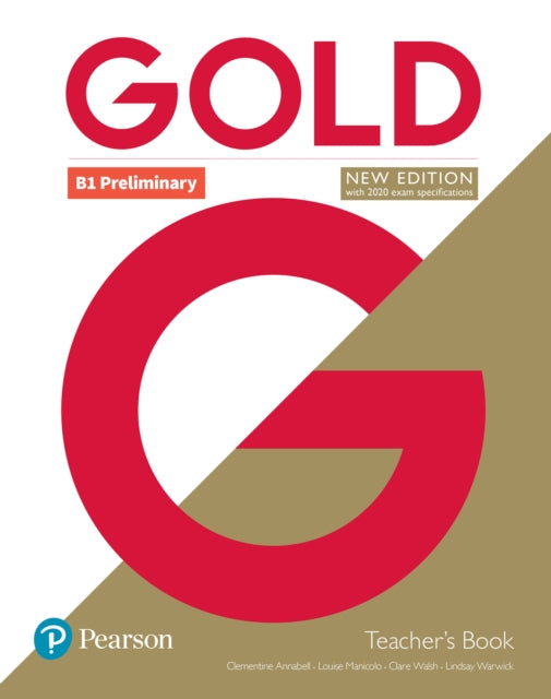 Book cover of: Gold B1 Prelim NE TB,Port&TRD pk. By: Clementine Annabell
