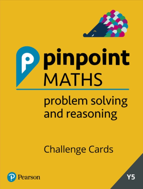 Book cover of: Pinpoint Maths Year 5 Problem Solving and Reasoning Challenge Cards. By: Steve Mills