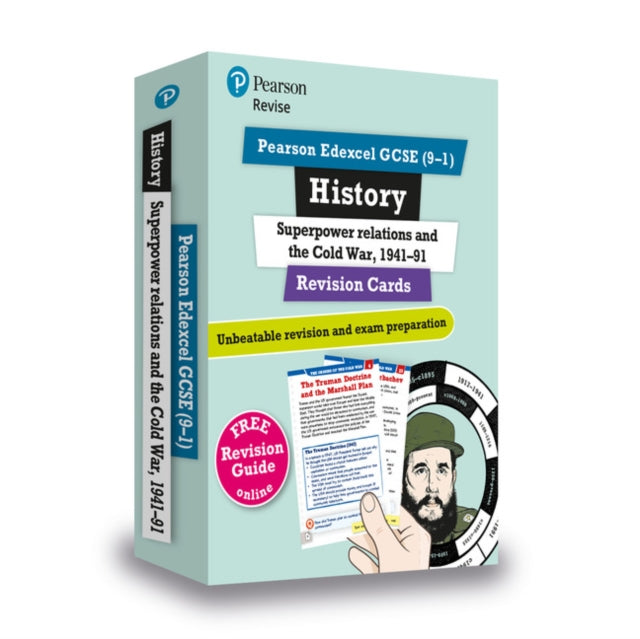 Pearson REVISE Edexcel GCSE History Superpower Relations and the Cold War Revision Cards - for 2025 exams