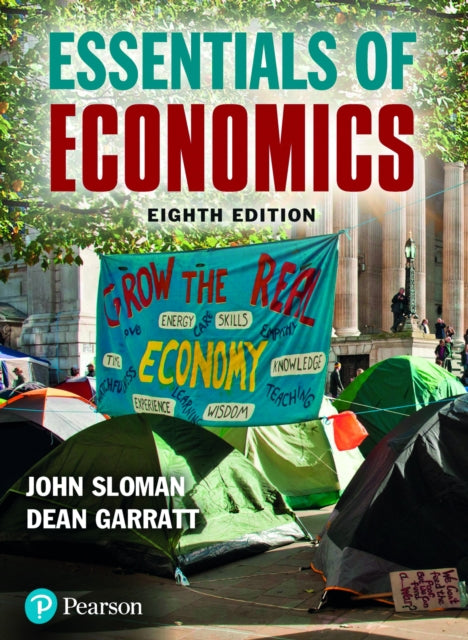 Book cover of: Essentials of Economics + MyLab Economics with Pearson eText (Package). By: John Sloman