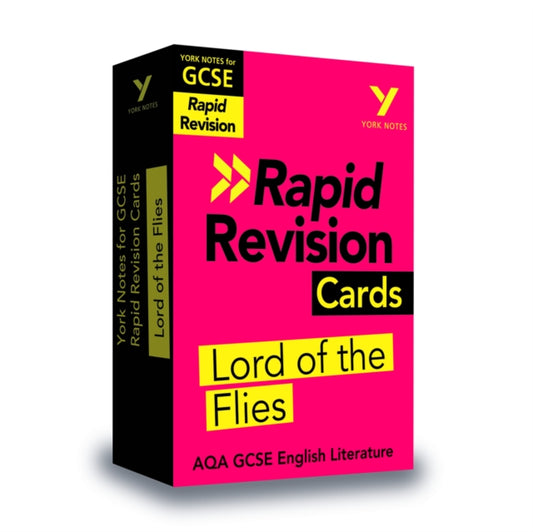 York Notes RAPID AQA GCSE (Revision Cards) Lord of the Flies - for 2026, 2027 exams 9781292273679 Beth Kemp