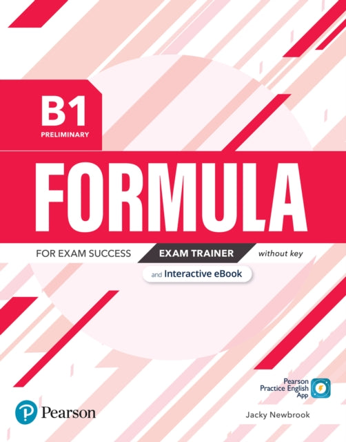 Book cover of: Formula B1 Preliminary Exam Trainer without key & eBook. By: Pearson Pearson Education