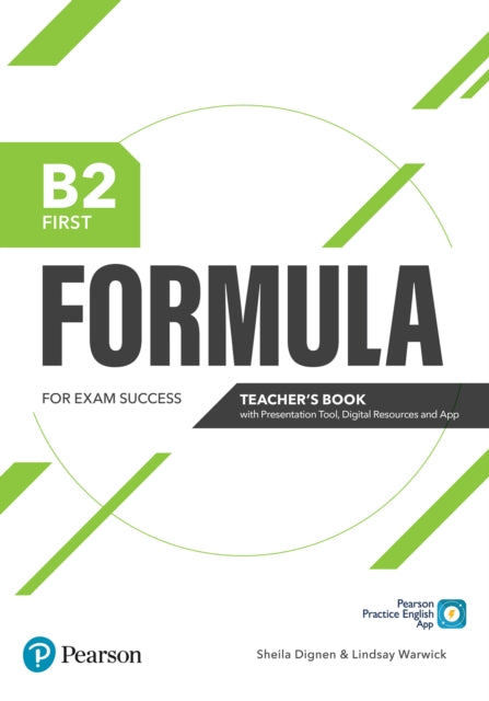 Book cover of: Formula B2 First Teacher's Book & Teacher's Portal Access Code. By: Pearson Pearson Education