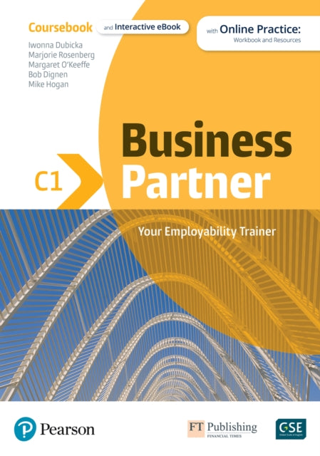 Book cover of: Business Partner C1 Coursebook & eBook with MyEnglishLab & Digital Resources. By: Pearson Pearson Education