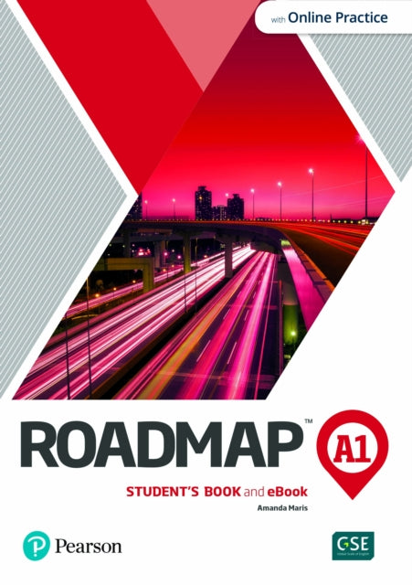 Book cover of: Roadmap A1 Student's Book & eBook with Online Practice. By: Pearson Pearson Education