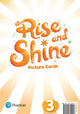 Book cover of: Rise and Shine (AE) - 1st Edition (2021) - Picture cards - Level 3