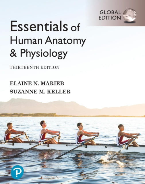 Book cover of: Essentials of Human Anatomy & Physiology, Global Edition + Mastering A&P with Pearson eText. By: Elaine Marieb