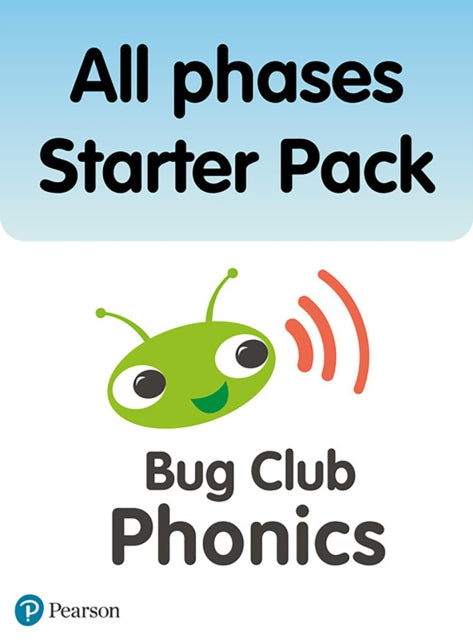 Book cover of: Bug Club Phonics All Phases Starter Pack (180 books). By: Sarah Loader