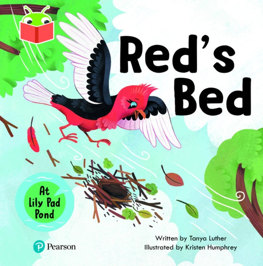 Book cover of: Bug Club Independent Phase 2 Unit 5: At Lilypad Pond: Red's Bed. By: Tanya Luther