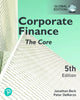 Book cover of: Corporate Finance: The Core, Global Edition. By: Jonathan Berk