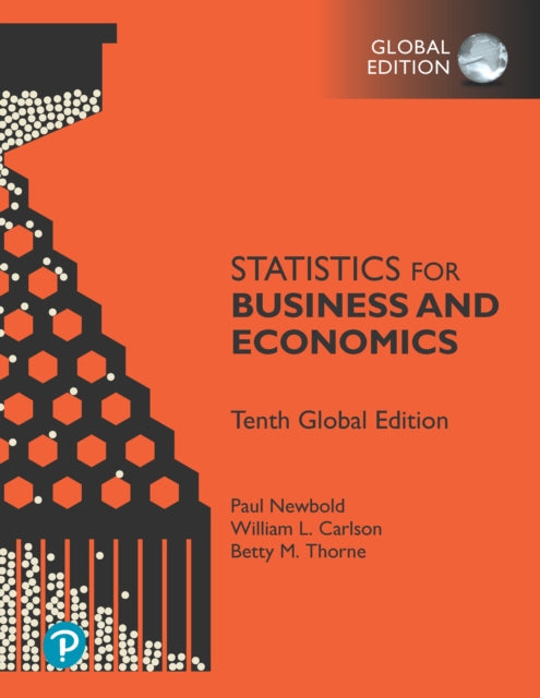 Book cover of: Statistics for Business and Economics, Global Edition. By: Paul Newbold