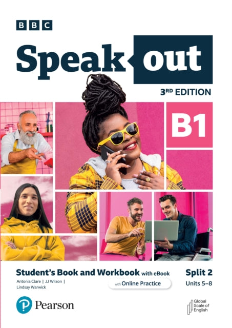 Book cover of: Speakout 3ed B1 Student's Book and Workbook with eBook and Online Practice Split 2. By: Pearson Pearson Education