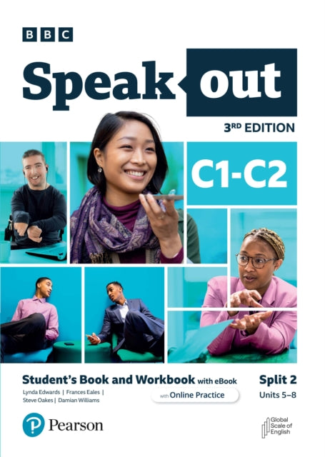 Book cover of: Speakout 3ed C1–C2 Student's Book and Workbook with eBook and Online Practice Split 2. By: Pearson Pearson Education