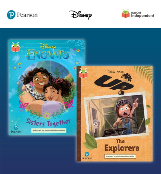 Book cover of: Pearson Bug Club Disney Year 2 Pack E, including Gold and Lime book band readers; Encanto: Sisters Together, Up! The Explorers. By: Gemma Bagnall