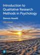 Book cover of: Introduction to Qualitative Research Methods in Psychology. By: Dennis Howitt