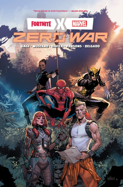 Book cover of: Fortnite x Marvel: Zero War. By: Christos Gage