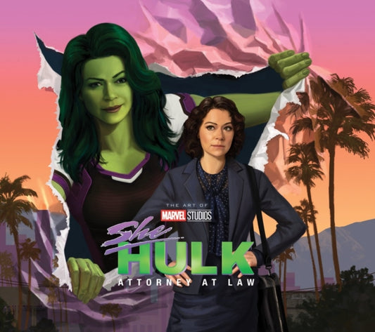 Book cover of: Marvel Studios' She-Hulk: Attorney At Law - The Art of The Series. By: Jess Harrold
