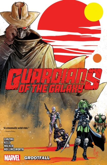 Book cover of: Guardians of The Galaxy Vol. 1: Grootfall. By: Kev Walker